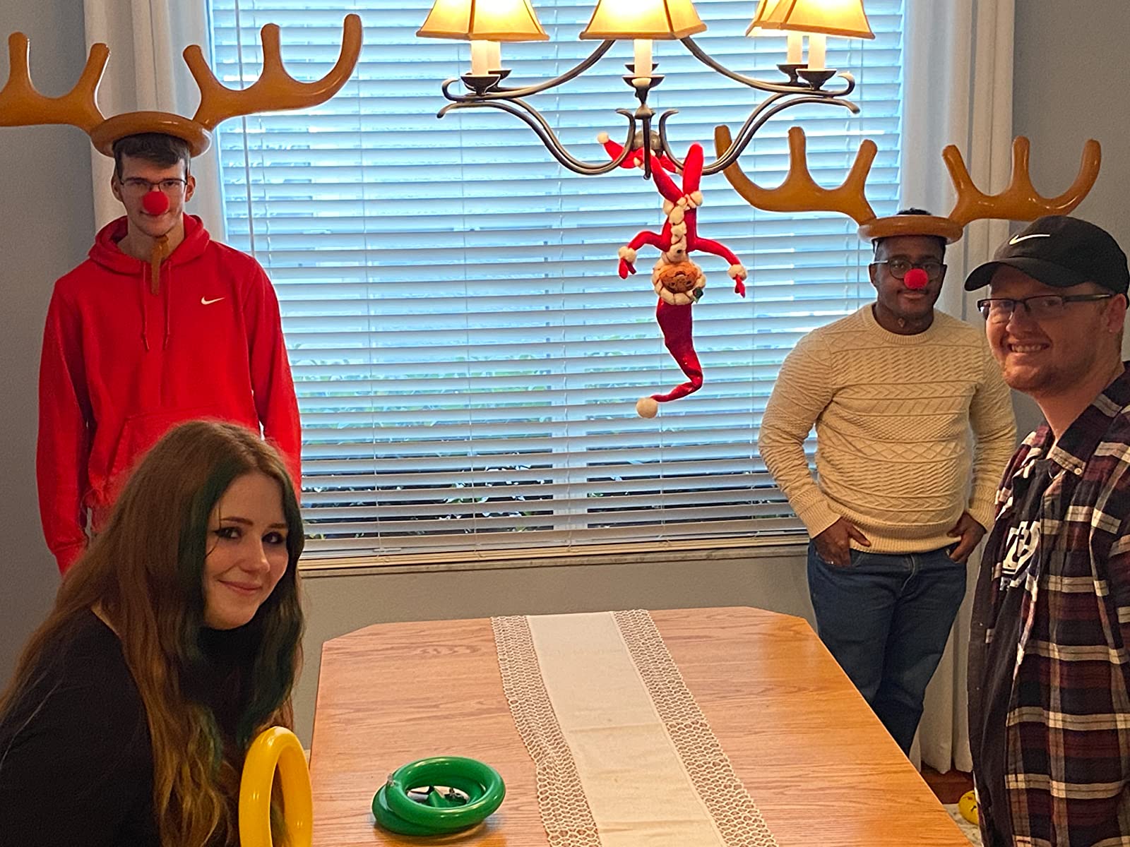 Christmas Reindeer Antler Ring Toss Game, Family Set photo review