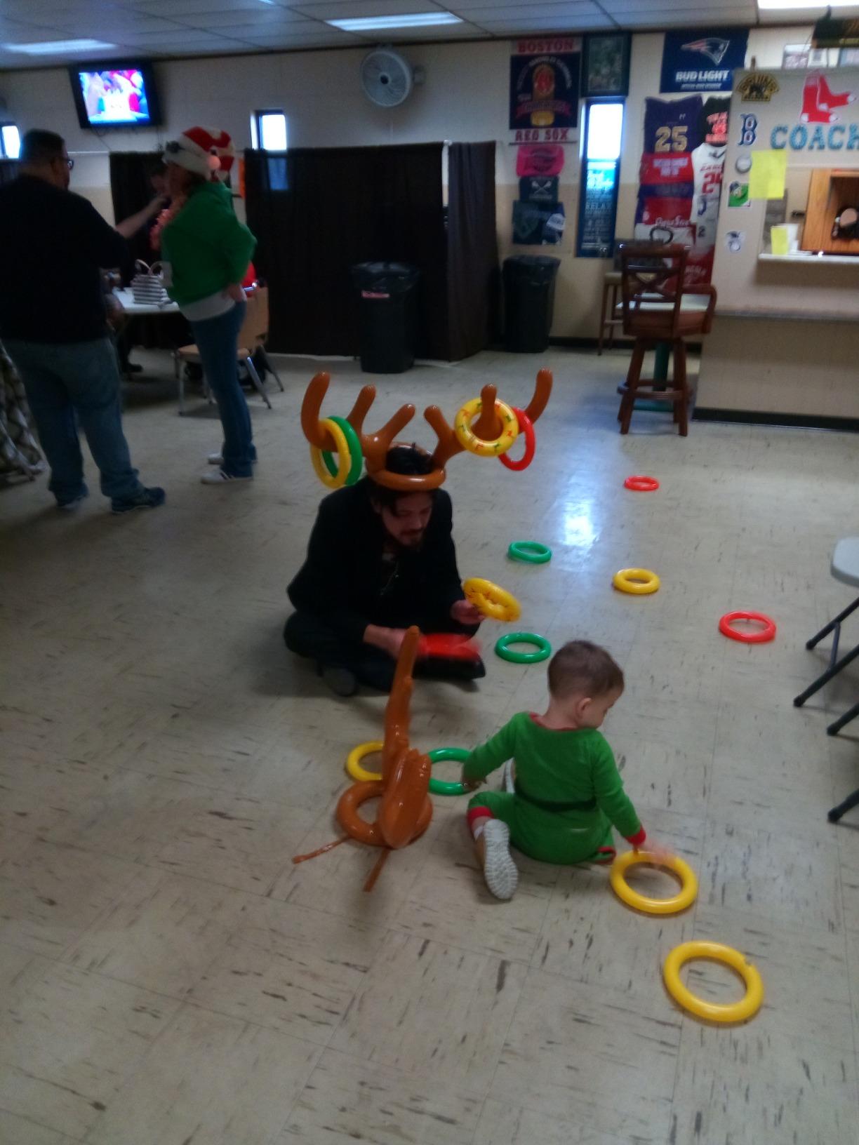 Christmas Reindeer Antler Ring Toss Game, Family Set photo review