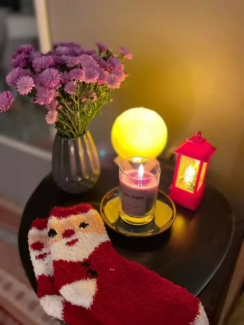Portable LED Christmas Santa Claus Lanterns With Wind Lights For Home Decoration photo review