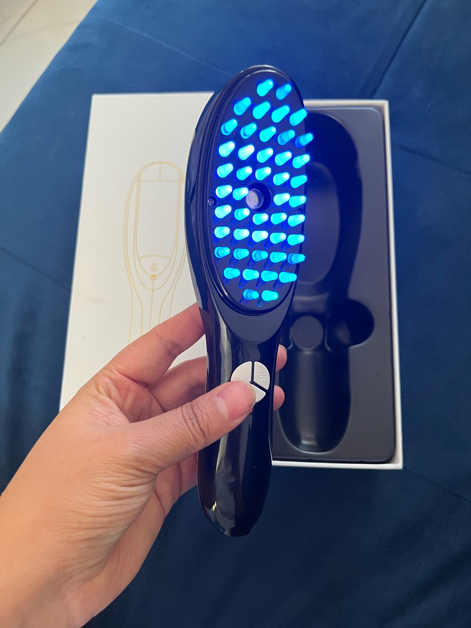 Scalp Massage Comb Electric Spray Nourishes Hair Growth Anti Hair Loss photo review