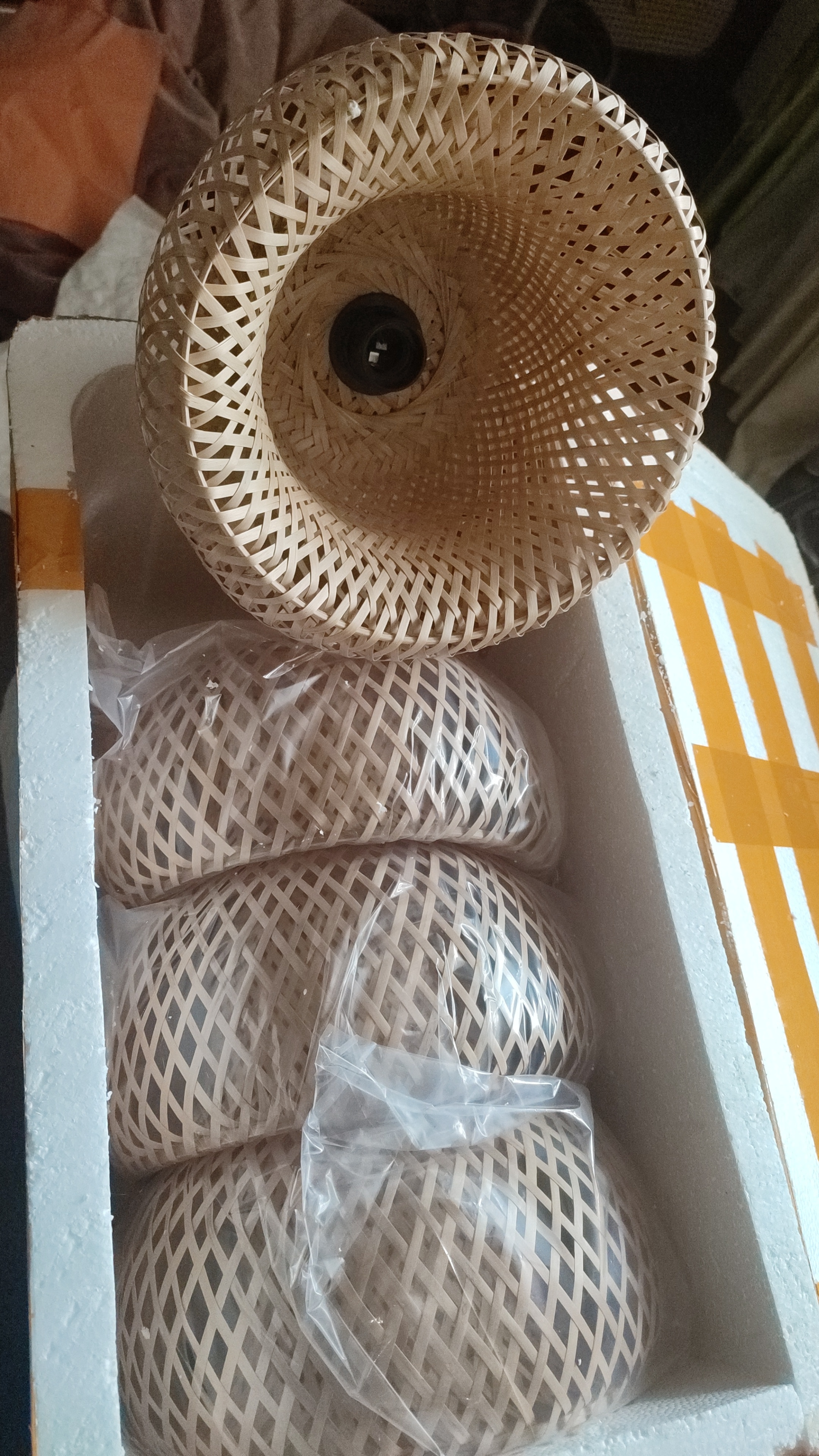 Classic Bamboo Chandelier with Rattan Pendant Light for Home Decor photo review