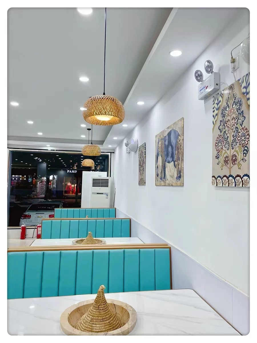Classic Bamboo Chandelier with Rattan Pendant Light for Home Decor photo review