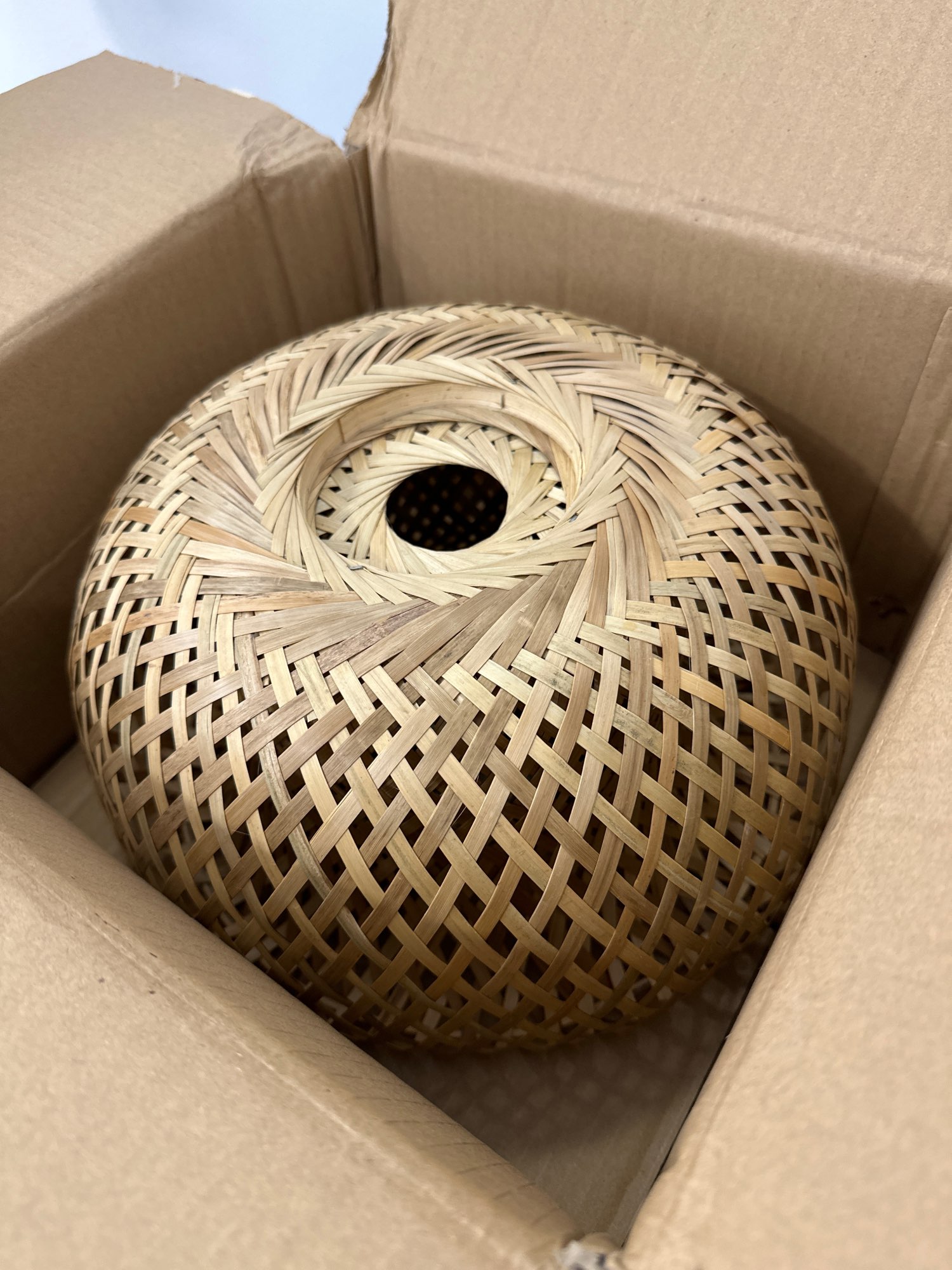 Classic Bamboo Chandelier with Rattan Pendant Light for Home Decor photo review
