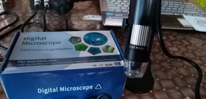 Coin Microscope - Digital Microscope Camera 1600X Usb Handheld With Stand Mini photo review