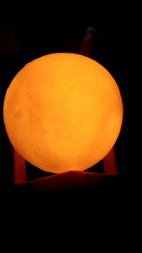 Color Changing Galaxy Moon Lamp photo review