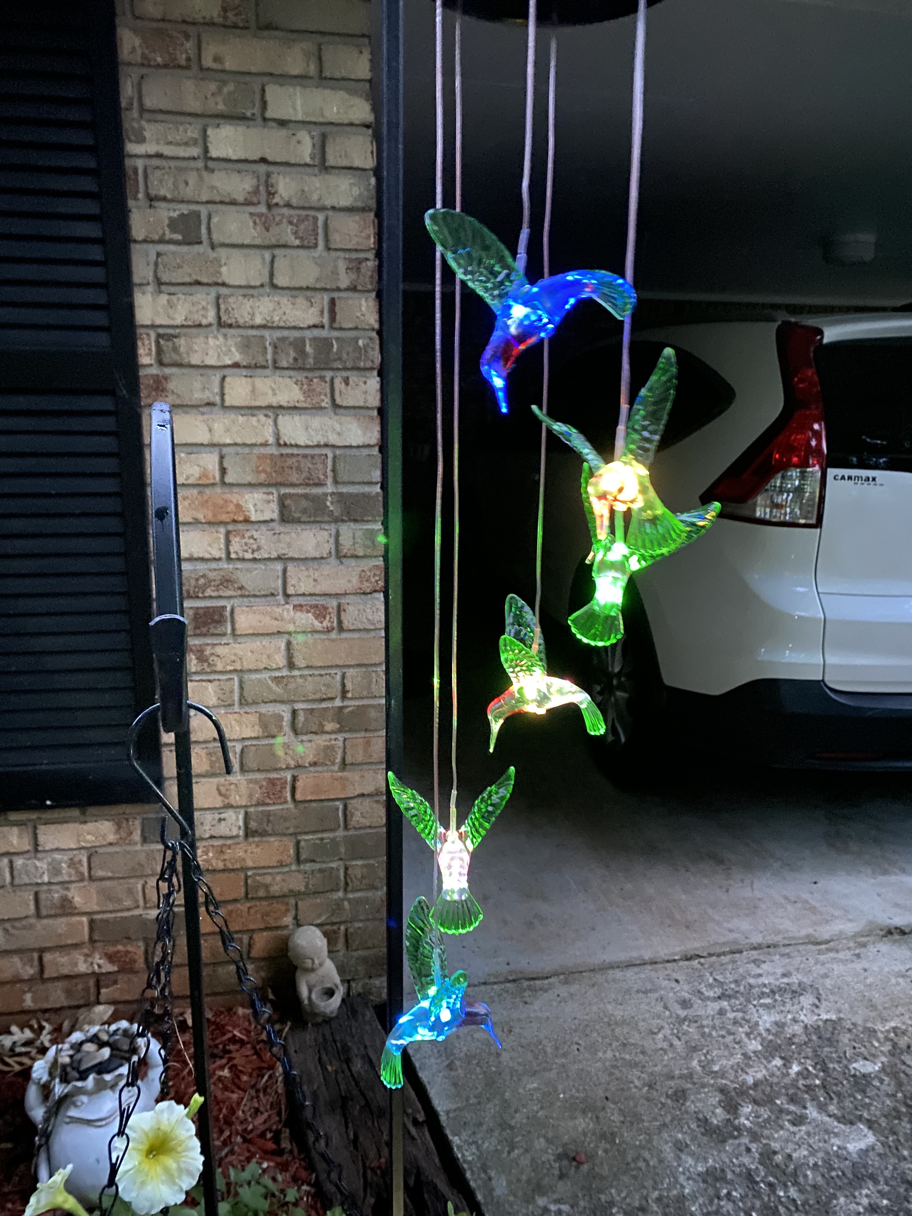 Color Changing Solar Powered Wind Chime for Outdoor Garden photo review