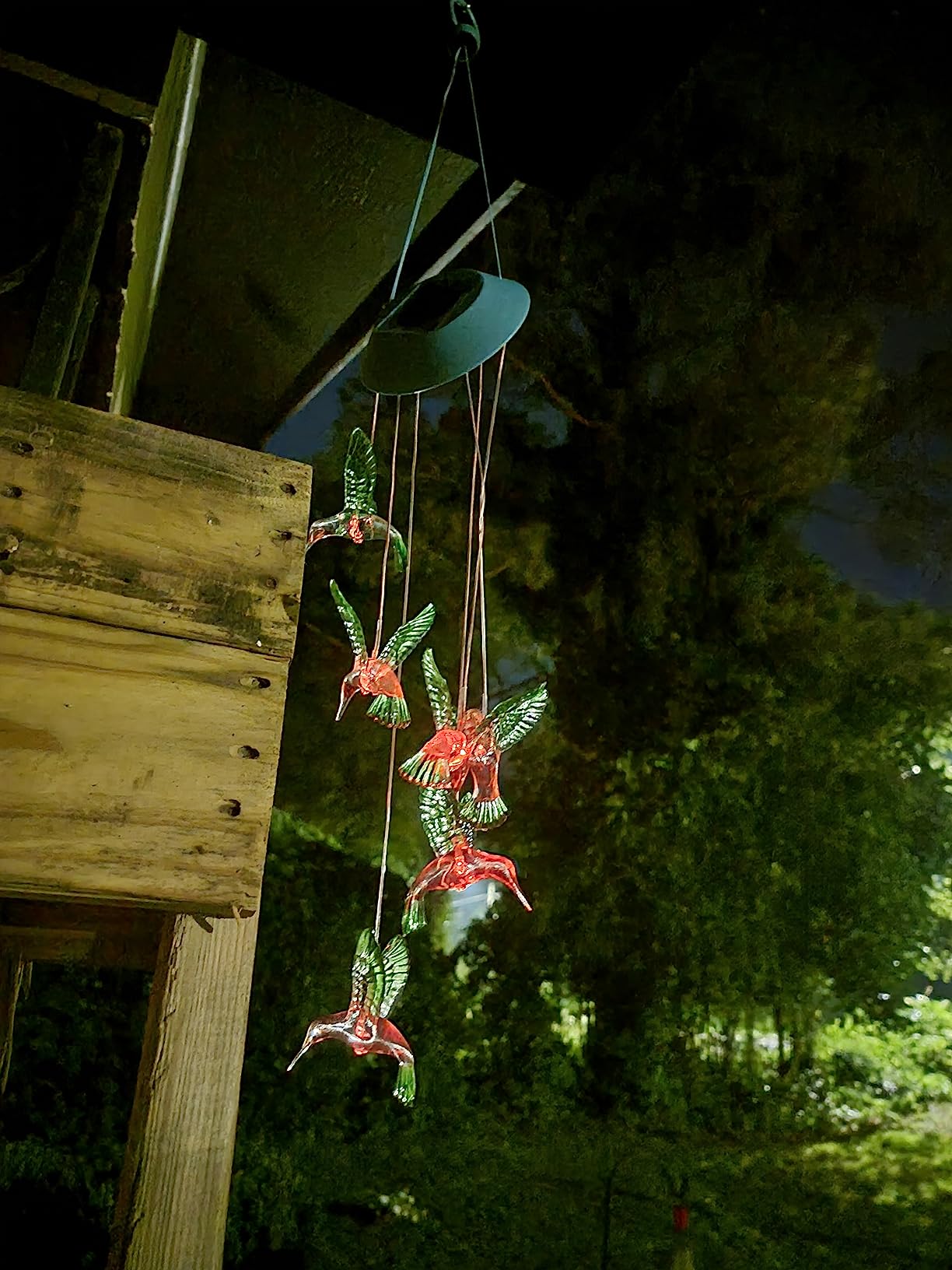 Color Changing Solar Powered Wind Chime for Outdoor Garden photo review