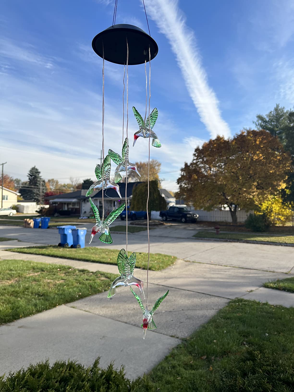 Color Changing Solar Powered Wind Chime for Outdoor Garden photo review