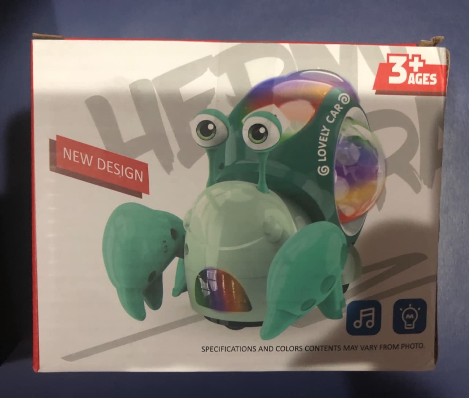 Electric Sound Light Hermit Crab Toy photo review