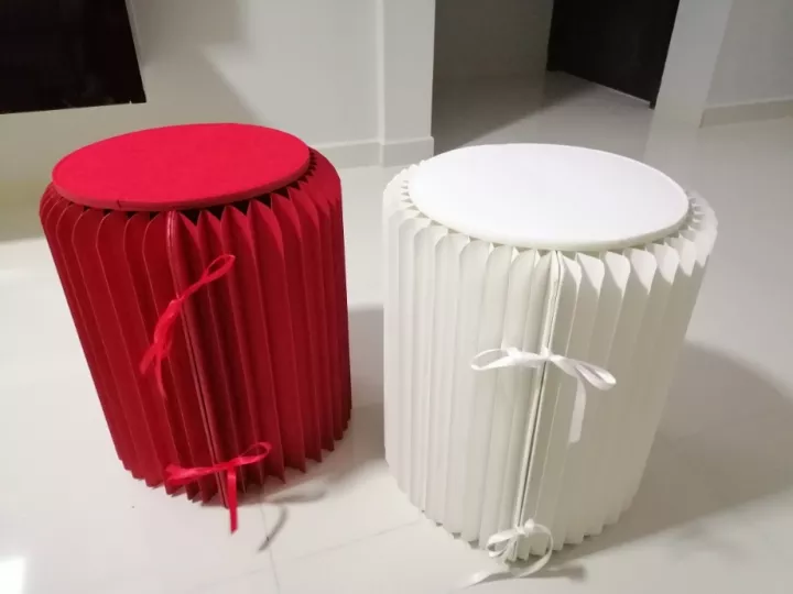 Creative Folding Paper Stool photo review