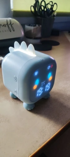 Cute Dinosaur Digital Alarm Clock for Kids with Voice Control and LED Display photo review