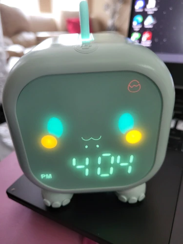 Cute Dinosaur Digital Alarm Clock for Kids with Voice Control and LED Display photo review