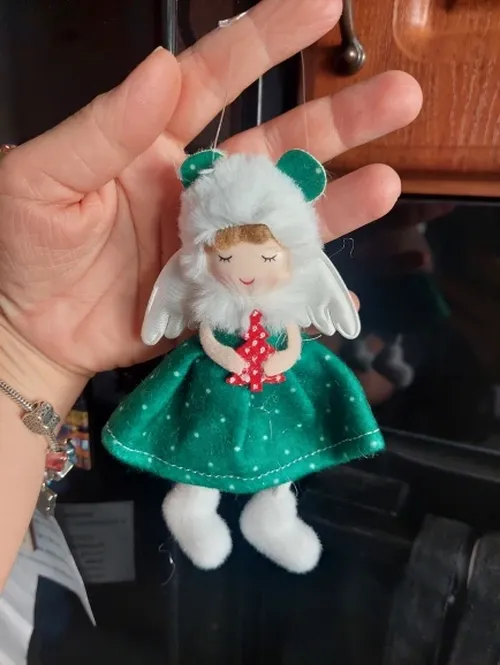 Cute Girl Angel Christmas Hanging Ornament For Xmas Tree photo review