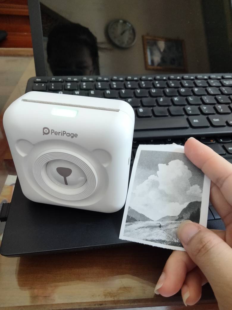 Cute Mini Smartphone Photo Printer photo review