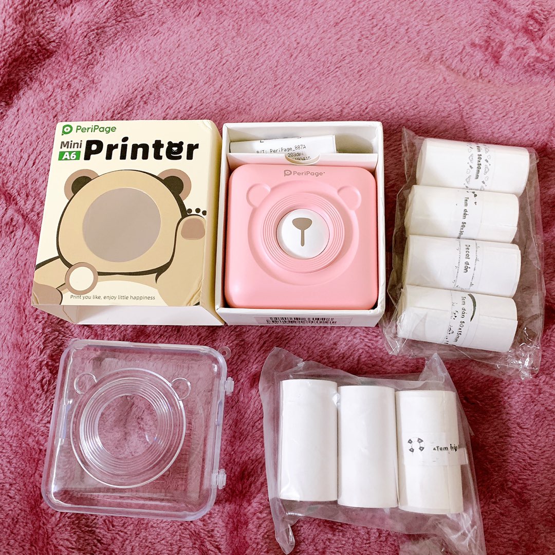 Cute Mini Smartphone Photo Printer photo review