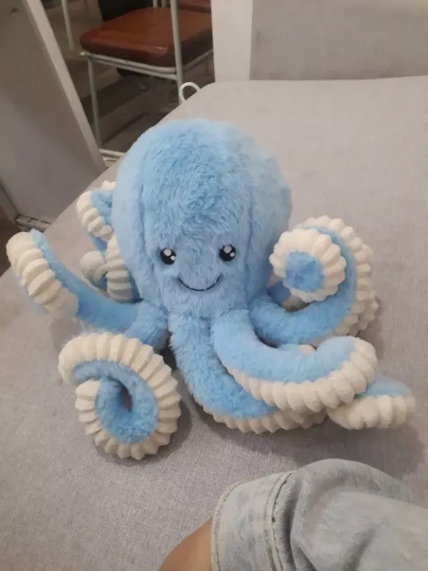 Cute Octopus Plush Pillow Pendant, Soft Sea Animal Decor For Home, Children And Baby Gifts photo review