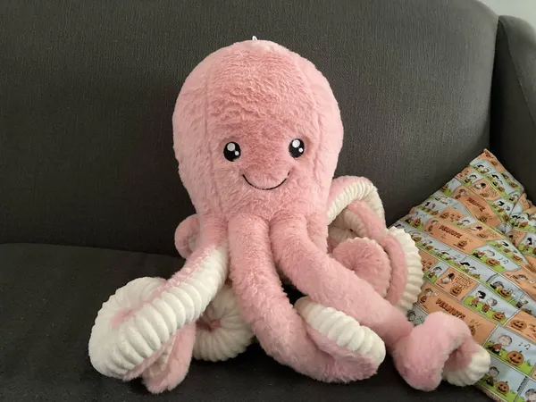 Cute Octopus Plush Pillow Pendant, Soft Sea Animal Decor For Home, Children And Baby Gifts photo review