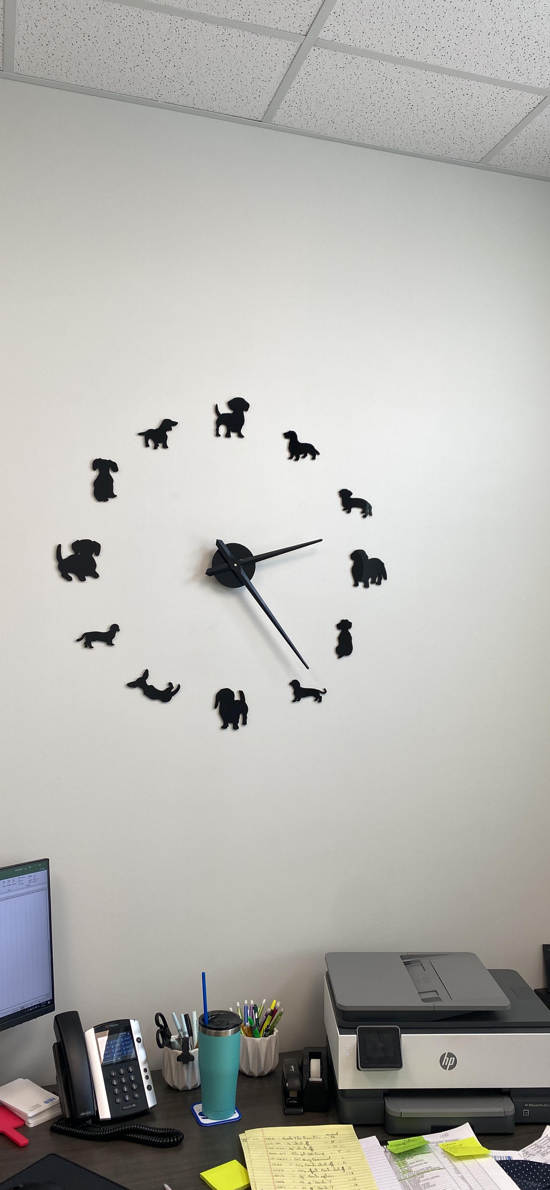 Dachshund Wall Clock photo review