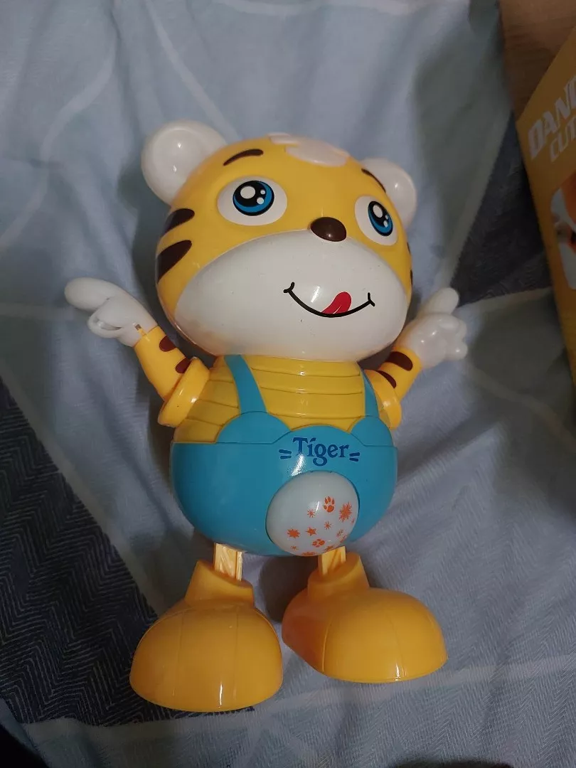 Cute Dancing Tiger Toy with Colorful Lights for Babies photo review