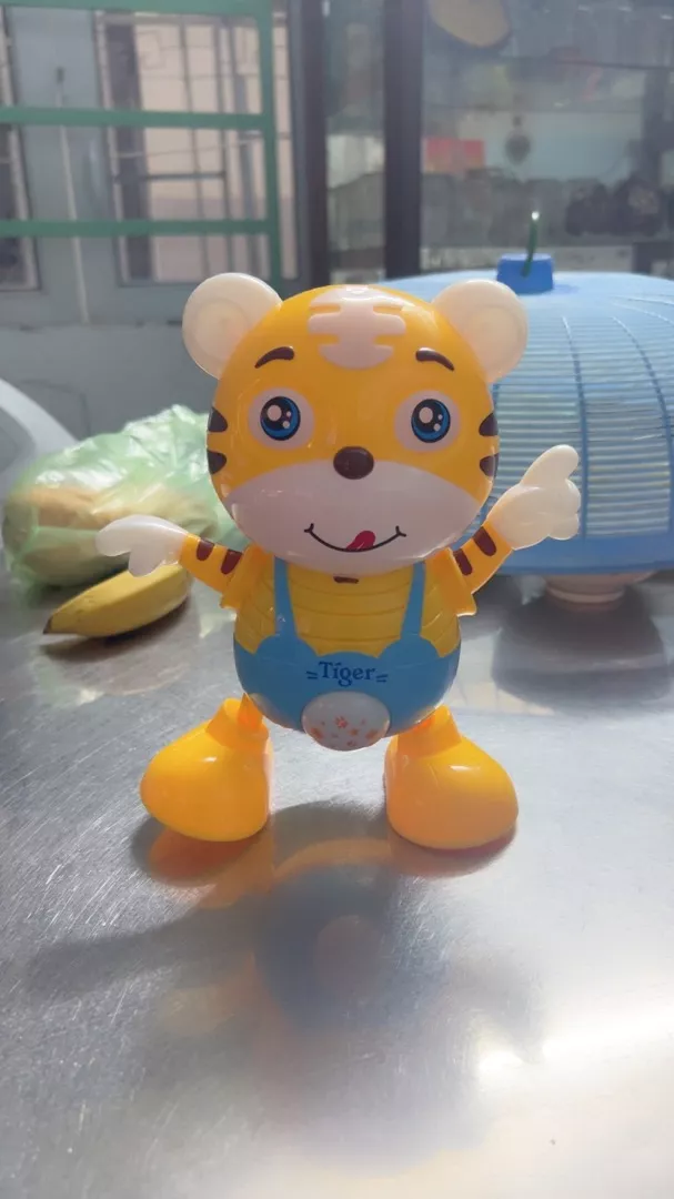 Cute Dancing Tiger Toy with Colorful Lights for Babies photo review