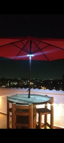 Deluxe LED Outdoor Patio Umbrella Lights photo review