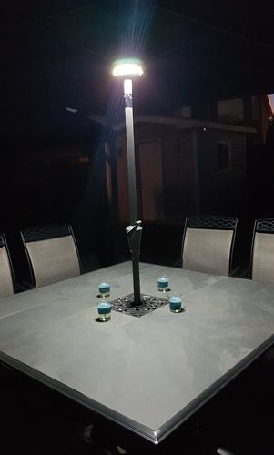 Deluxe LED Outdoor Patio Umbrella Lights photo review