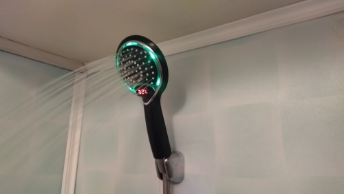 Digital Temperature Display Led Shower Head photo review