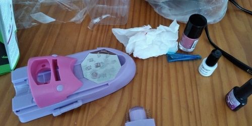 DIY Portable Nail Printer Art Stamping Tool photo review