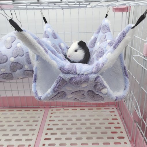 Double-Layer Warm Hamster Hammock for Small Pets