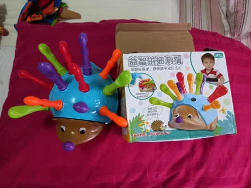 Colorful Educational Hedgehog Toys for Kids photo review