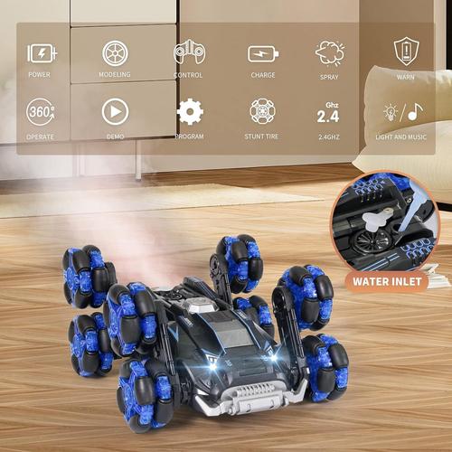 8-Wheel Stunt Deformation RC Car With Gesture Control For Kids