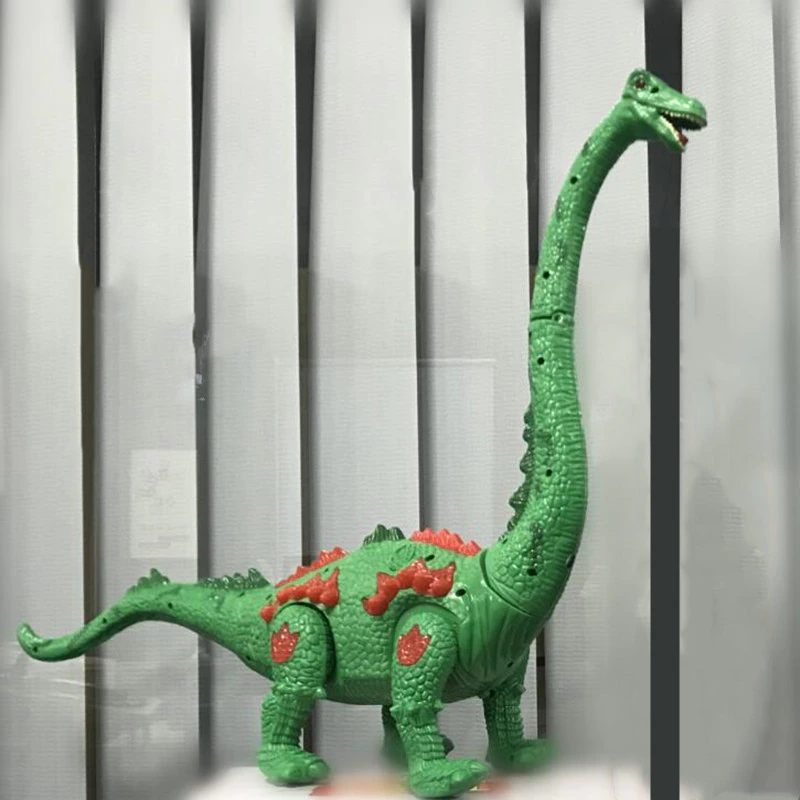 Electronic Led Walking Long Neck Dinosaur Brachiosaurus Lays Eggs (Red Or Green) photo review