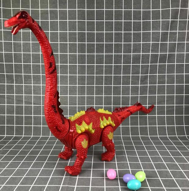 Electronic Led Walking Long Neck Dinosaur Brachiosaurus Lays Eggs (Red Or Green) photo review