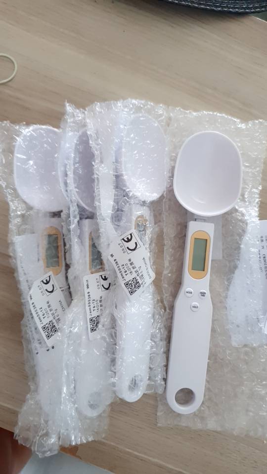 Rechargeable USB measuring spoon scale photo review