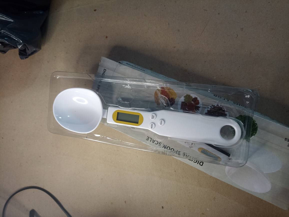 Rechargeable USB measuring spoon scale photo review