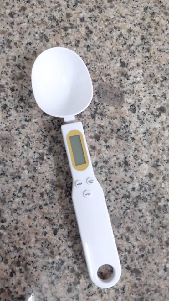 Rechargeable USB measuring spoon scale photo review