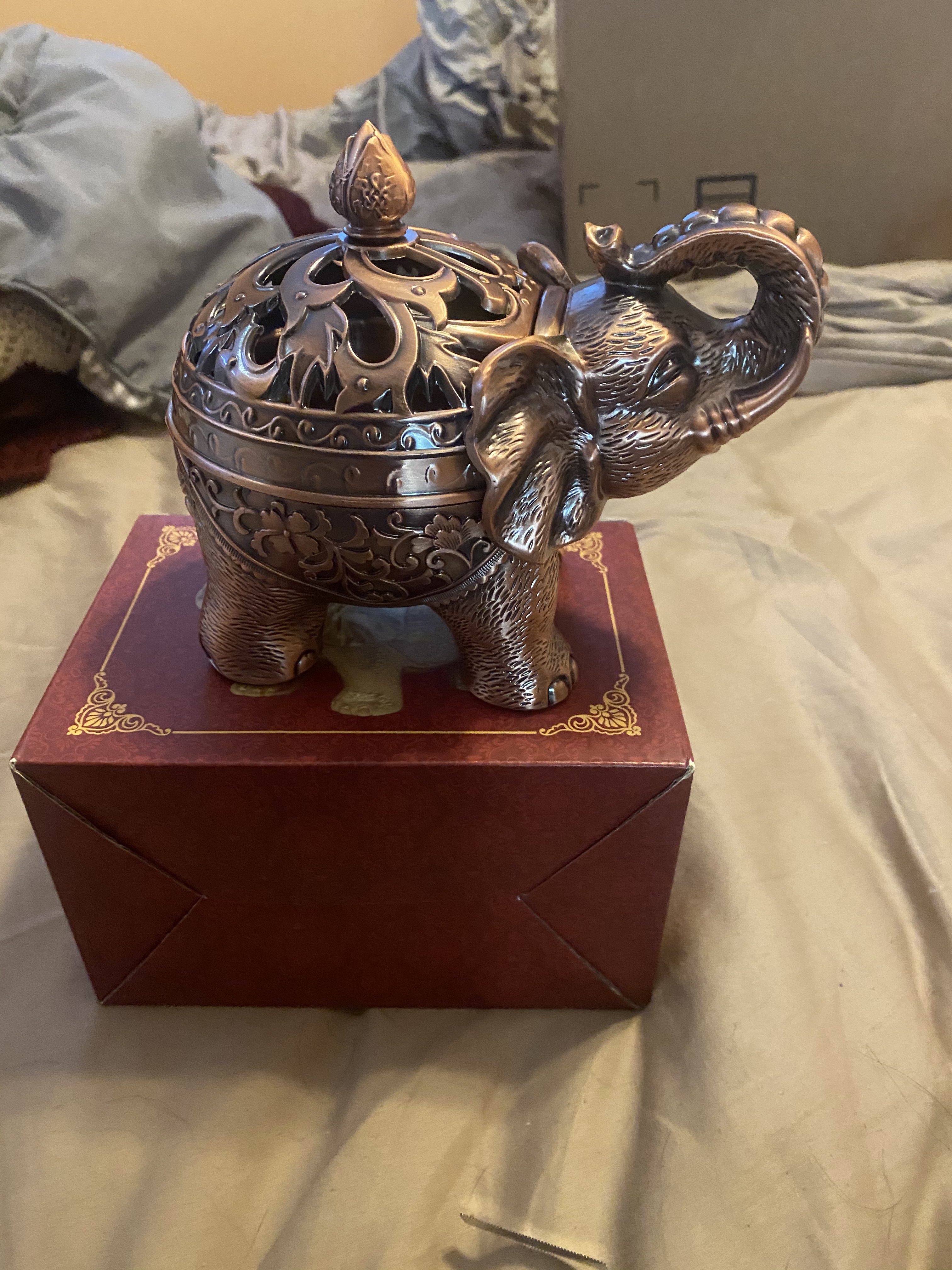 Elephant Alloy Incense Holder & Burner photo review