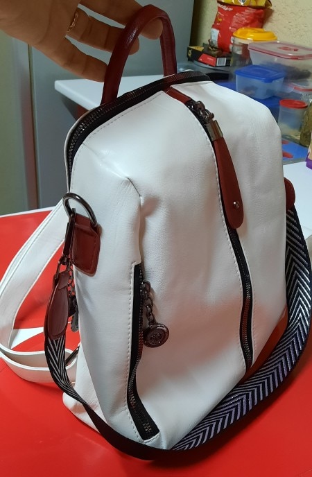 Fashion Women's Multi Purpose Leather Backpack photo review