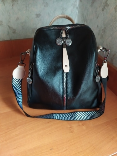 Fashion Women's Multi Purpose Leather Backpack photo review