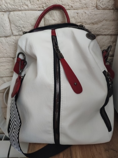 Fashion Women's Multi Purpose Leather Backpack photo review