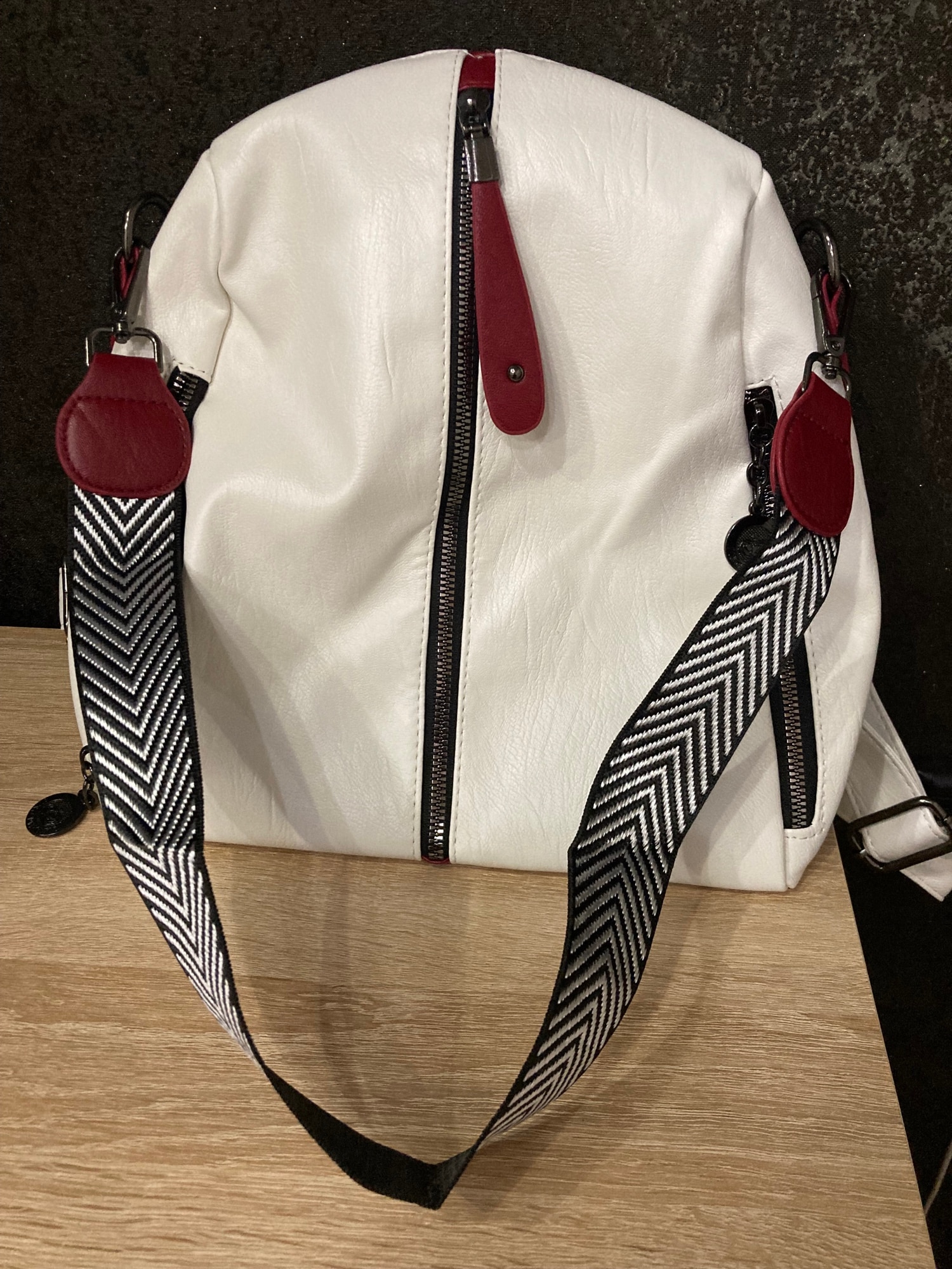 Fashion Women's Multi Purpose Leather Backpack photo review