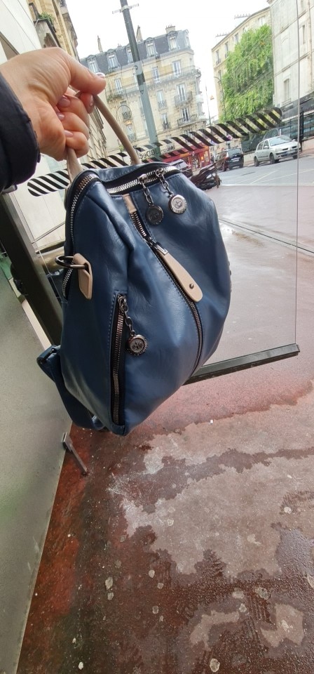 Fashion Women's Multi Purpose Leather Backpack photo review