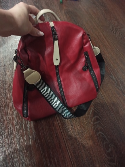 Fashion Women's Multi Purpose Leather Backpack photo review