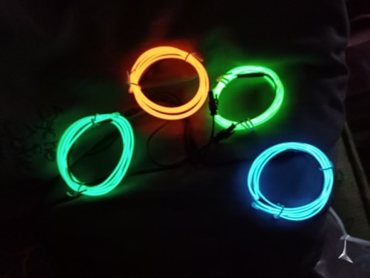 Wire LED Neon Dance Party Atmosphere Decor Lamp photo review