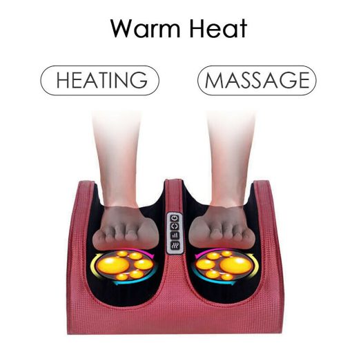 Electric Shiatsu Foot Massager with Heating Therapy for Leg Fatigue Relief