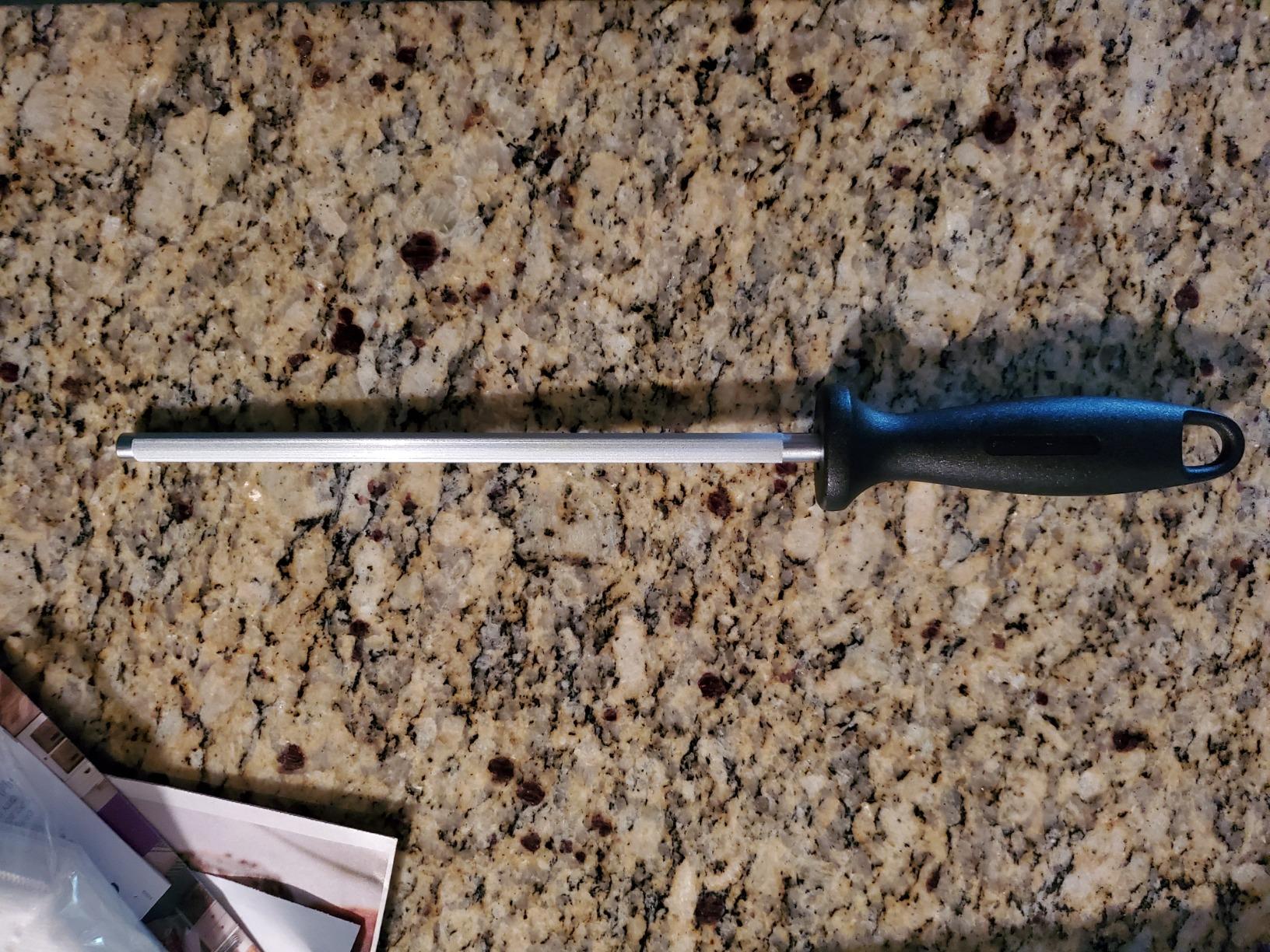 Full Carbon Steel Sharpening Rod photo review