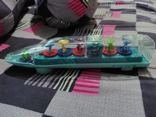 Electric Transparent Gear Speed Train With Music And Light For Kids photo review