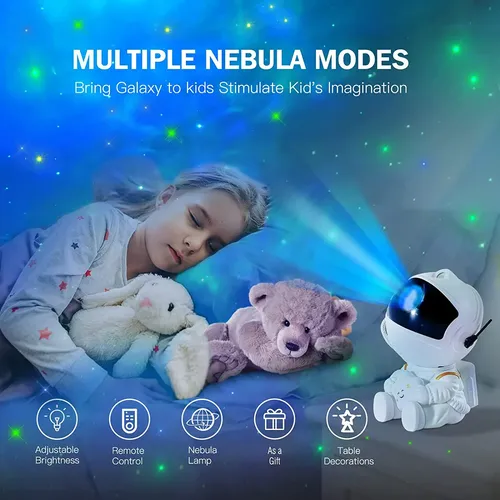 Galaxy Star Projector Night Light For Kids Bedroom Decoration