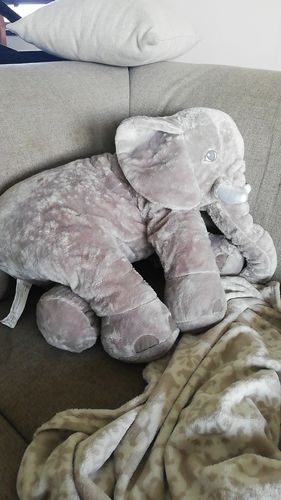 Giant Elephant Plush Toy Pillow for Baby photo review