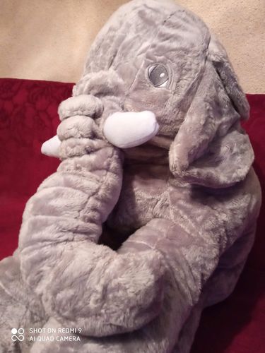 Giant Elephant Plush Toy Pillow for Baby photo review